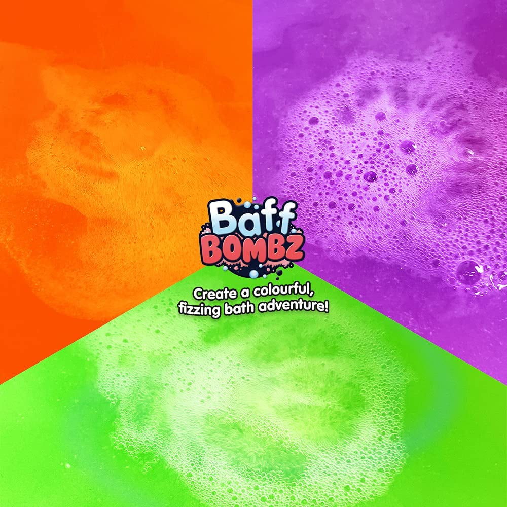 20 X Bath Bombs Mega Value Pack from , Create a Colourful, Fizzing Bath Time Adventure, Bath Fizzers Gift Set for Children, Birthday Presents for Boys & Girls, Organic, Moisturising, Vegan