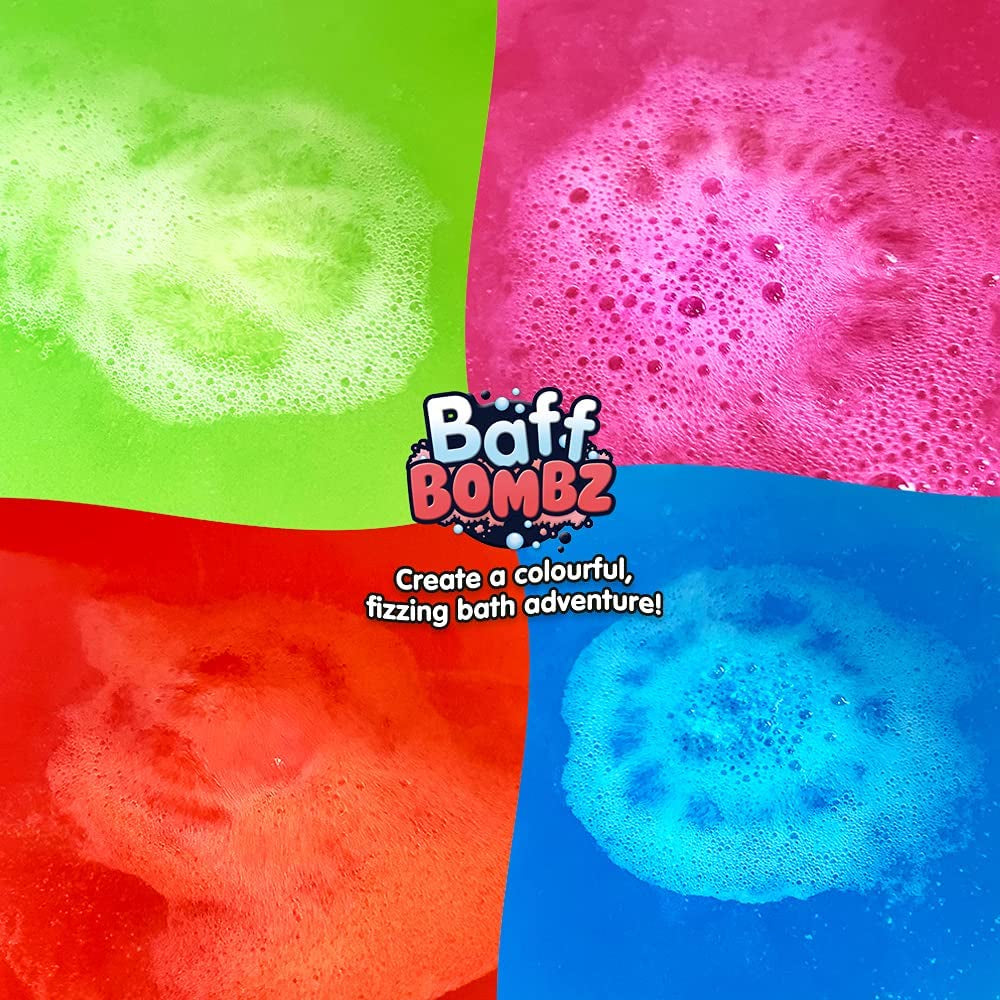 20 X Bath Bombs Mega Value Pack from , Create a Colourful, Fizzing Bath Time Adventure, Bath Fizzers Gift Set for Children, Birthday Presents for Boys & Girls, Organic, Moisturising, Vegan
